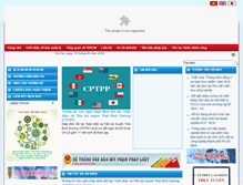 Tablet Screenshot of hepza.gov.vn